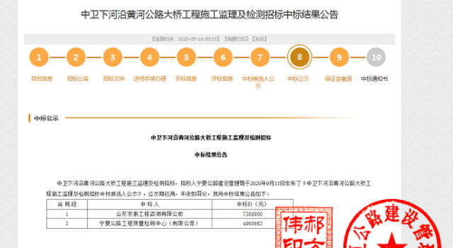 四公司中標(biāo)寧夏下河沿黃河特大橋項目